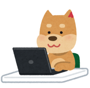 学習する犬