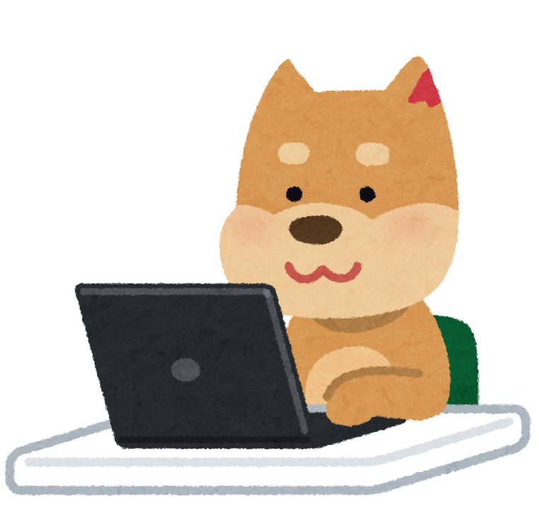 学習する犬